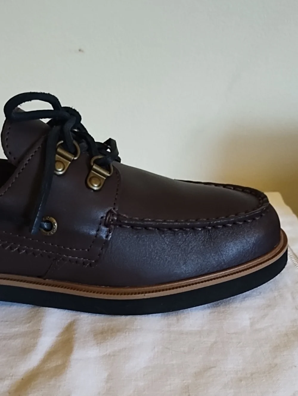 SPERRY SHOES - MEN'S-DARK BROWN, SZ 12 - NEW IN BOX